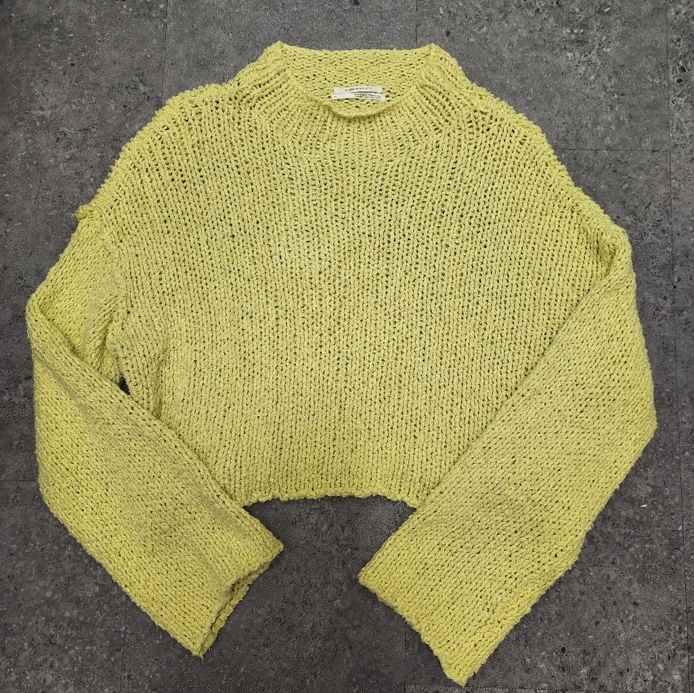 By Anthropologie Cropped Sweater - Medium